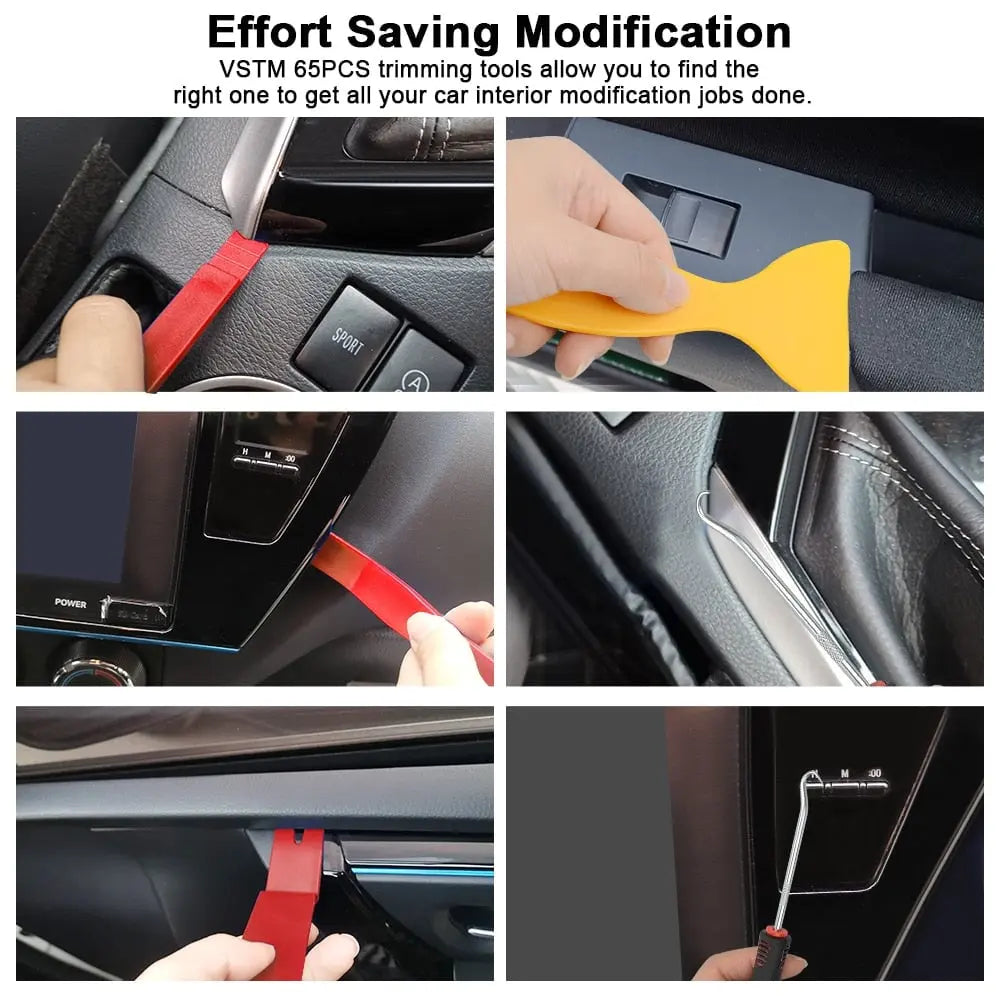 38-piece disassembly tool, car trim wedges, trim tool, interior panel removal, release tool 38-piece disassembly tool, car trim wedges, trim tool, interior panel removal, release tool